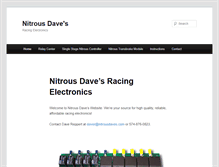 Tablet Screenshot of nitrousdaves.com